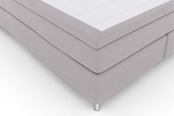 Select No 6 Komplett Sengepakke 180x200 Fast/Medium Watergel - Lysegrå/Metallben - Møbler - Senger - Komplett sengepakke