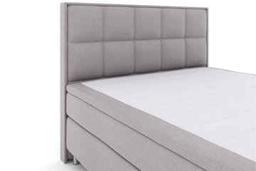 Select No 6 Komplett Sengepakke 180x200 Fast/Medium Watergel - Lysegrå/Metallben - Møbler - Senger - Komplett sengepakke
