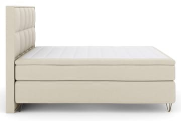 Select No 6 Komplett Sengepakke 210x210 Fast Lateks/Memory - Beige/V-formede Metallben - Møbler - Senger - Komplett sengepakke