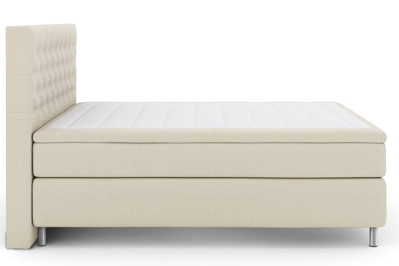 Select No 6 Komplett Sengepakke 210x210 Medium Watergel - Beige/Metallben - Møbler - Senger - Komplett sengepakke