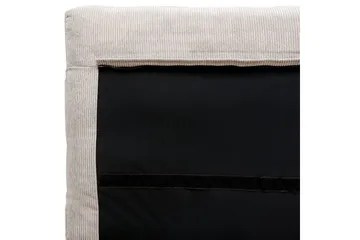 Seng med lamellramme Melle - Taupe/Manchesterstoff, Taupe/cordfløyel, 180x200 cm - Møbler - Senger - Sengeramme & sengestamme