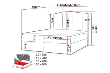 Herstello Sengeramme 120x200 cm - Møbler - Senger - Sengeramme & sengestamme