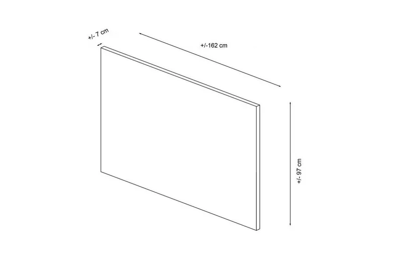 Hodegjerde Sudamal Beige - 162 x 7 x 97 cm - Møbler - Senger - Sengetilbehør & sengegavl - Sengegavl