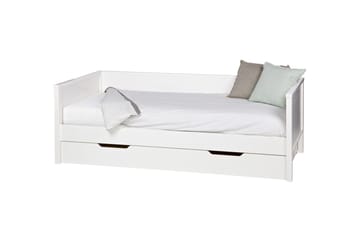 Nikki Sengeskuff 94x198 cm - Hvit - Møbler - Senger - Sengetilbehør & sengegavl - Oppbevaring til senger