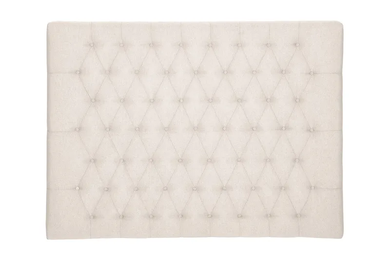 Lucky Diamant Sengegavl 180 cm, Beige