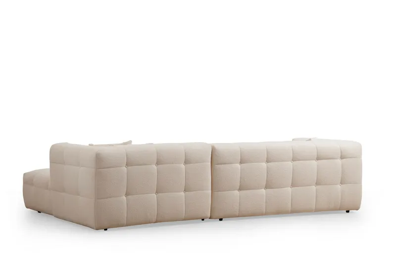 Octavian Sofa med Sjeselong 5-seter - Beige - Møbler - Sofaer - Sofa med sjeselong