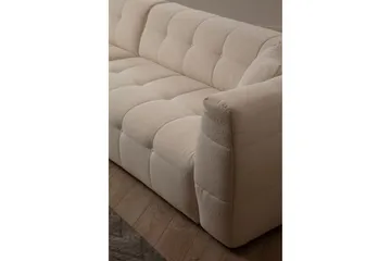 Octavian Sofa med Sjeselong 5-seter - Beige - Møbler - Sofaer - Sofa med sjeselong