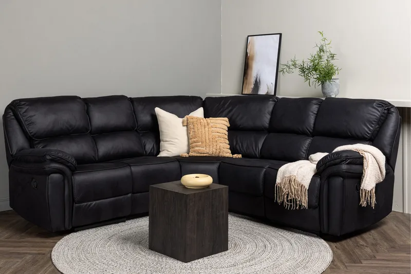 Saranda Reclinersofa, Svart