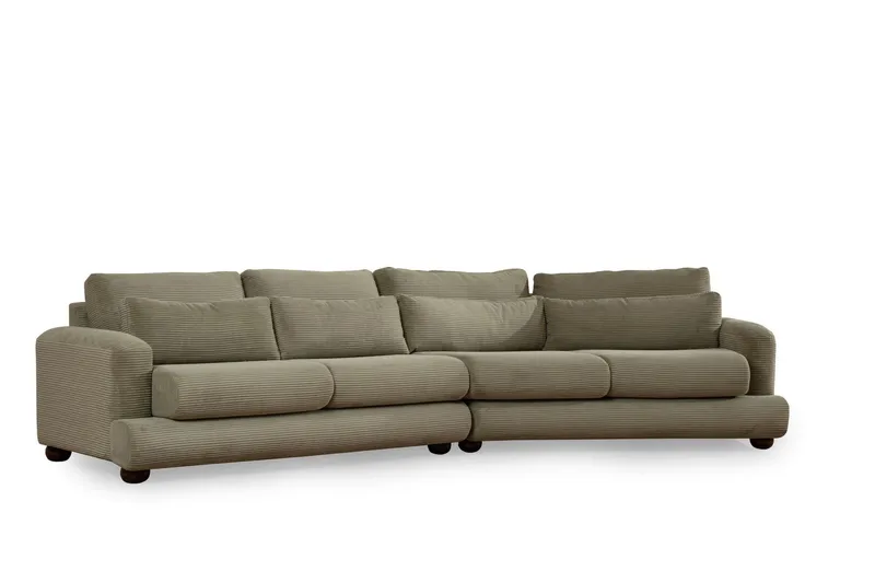 Relento Buet Sofa 4-seter, Grønn