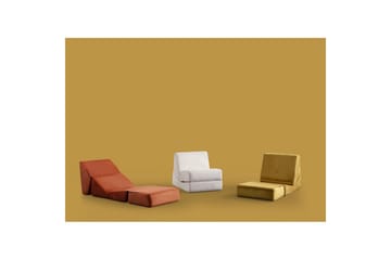 1-seters Sovesofa Dorielton Konvertibel Appelsin - Appelsin - Møbler - Sofaer - Sovesofaer