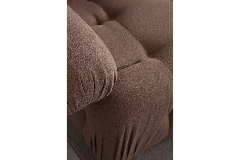 Belgin Boblende Sofa 2-seter - Cappuccino - Møbler - Sofaer - Modulsofaer - Komplett modulsofa
