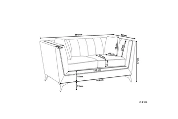 Gaula Sofa 2-4 Seter - Grå - Møbler - Sofaer - 2 seter sofa