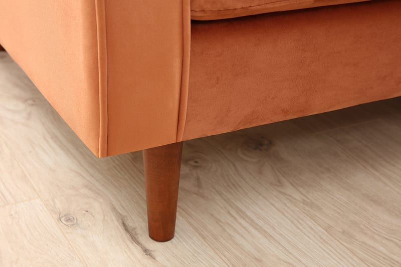 Mirrilnesh Sofa 2-seters - Oransje - Møbler - Sofaer - 2 seter sofa