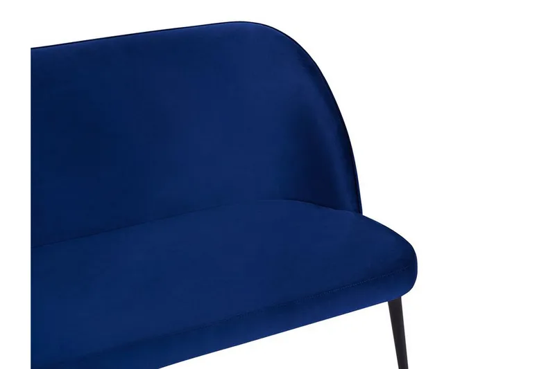 Osbyn 2-seters Sofa - Fløyel/Blå - Møbler - Sofaer - Kjøkkensofaer