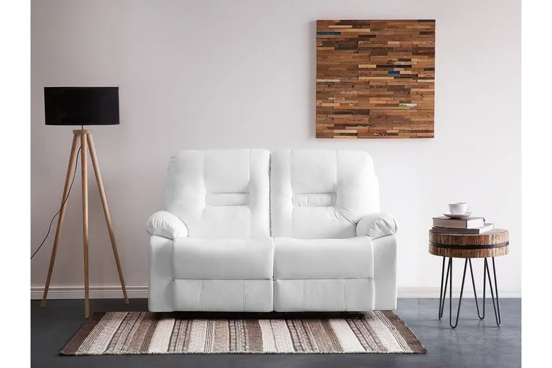 Rovik Sofa 2-seter - Hvit - Møbler - Sofaer - 2 seter sofa