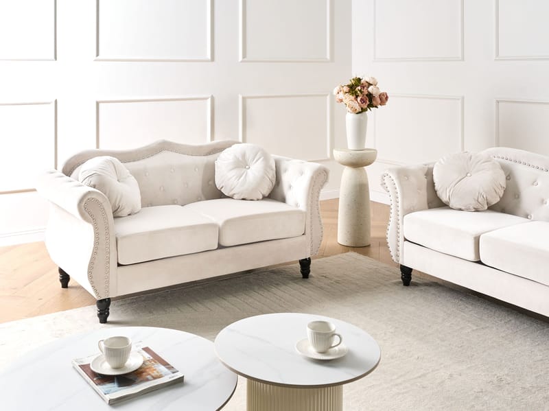 2-seters sofa Skien - Lys beige - Møbler - Sofaer - 2 seter sofa