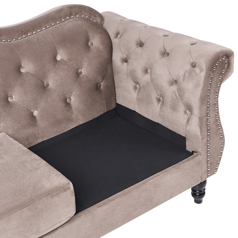2-seters sofa Skien - Taupe - Møbler - Sofaer - 2 seter sofa