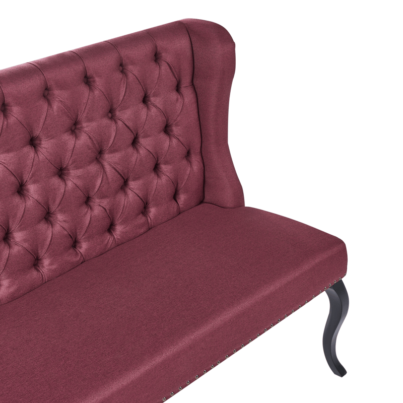 2-seters sofa Torsby - Mørkerød - Møbler - Sofaer - 2 seter sofa