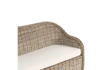 2-sitssoffa Beliani Susua Nature - Hagemøbler - Utesofa - Hagebenk & hagesofa