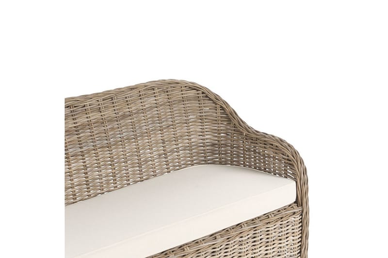 2-sitssoffa Beliani Susua Nature - Hagemøbler - Utesofa - Hagebenk & hagesofa
