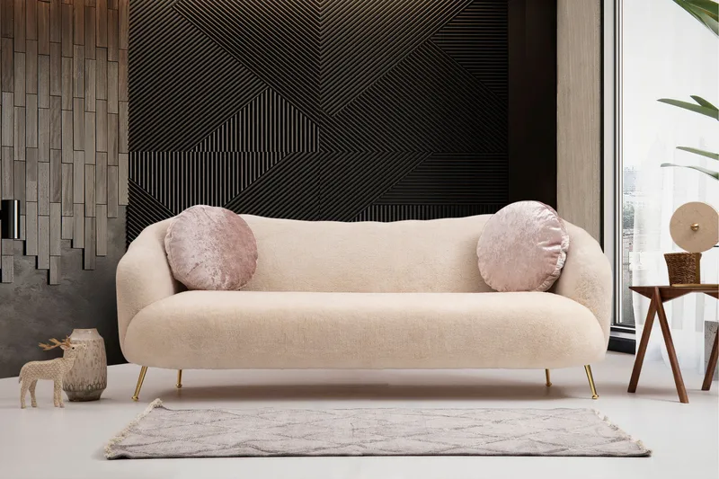 Caraquet Sofa 3-seters, Beige