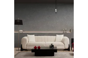 Devid Sofa 3-seter - Hvit - Møbler - Sofaer - Sofa 3 seter