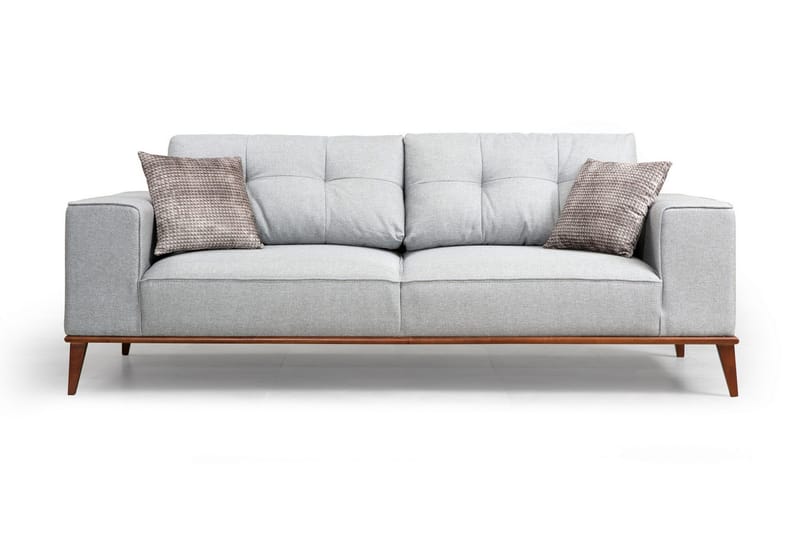 Jonnesha 3-Seter Sofa, Grå