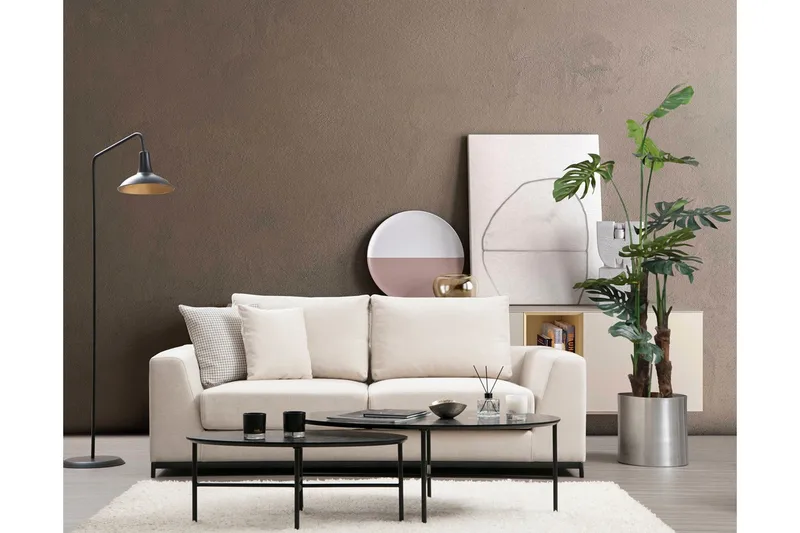 Mezonzo 3-seter Sofa - Beige - Møbler - Sofaer - Sofa 3 seter