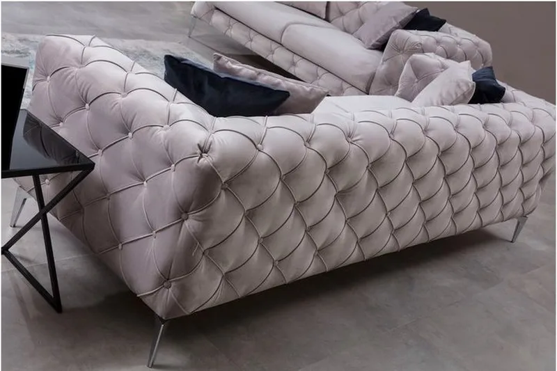Mezonzo 3-seter Sofa - Lysegrå - Møbler - Sofaer - Sofa 3 seter
