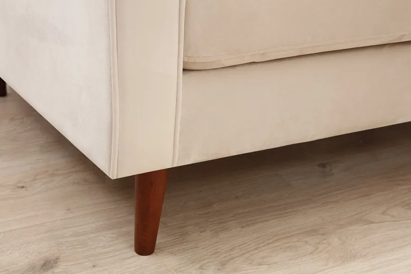 Mirrilnesh Sofa 3-seters - Beige - Møbler - Sofaer - Sofa 3 seter