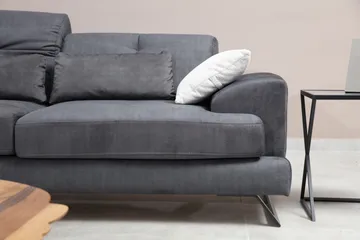 Raedeke 3-Seter Sofa - Svart - Møbler - Sofaer - Sofa 3 seter