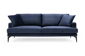 Sowka 3-Seter Sofa - Blå - Møbler - Sofaer - Sofa 3 seter