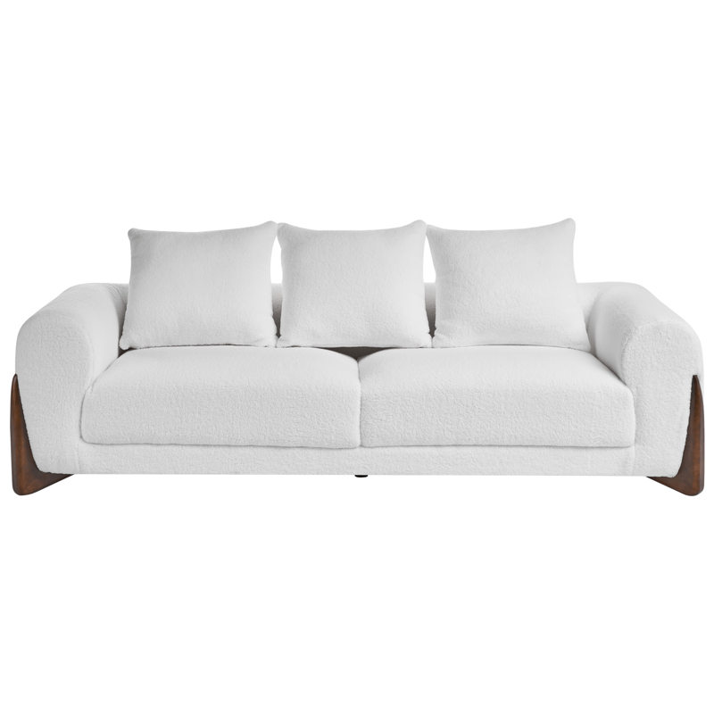 3-seters sofa Vinliden - Hvit - Møbler - Sofaer - Sofa 3 seter