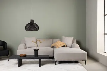 Viskan Sofa 3-seter - Lys grå - Møbler - Sofaer - Sofa med sjeselong - 3 seters sofa med divan