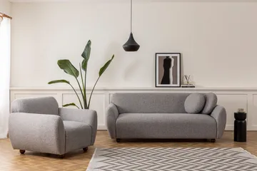Whitecliffs Sofa 3-seters - Grå - Møbler - Sofaer - Sofa 3 seter