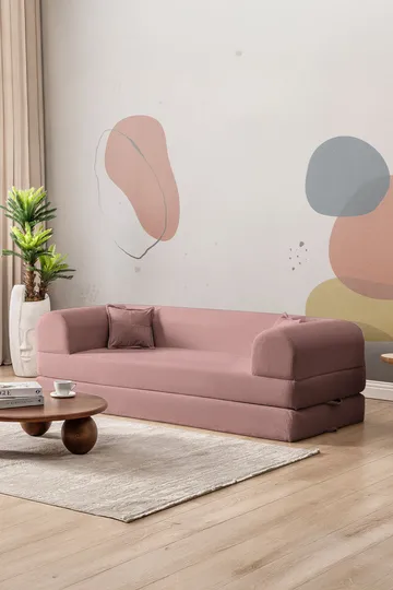 3-seters sovesofa Atelier Del Sofa Legom Eco (190 x 90 x 25 cm) Rosa - Møbler - Sofaer - Sovesofaer