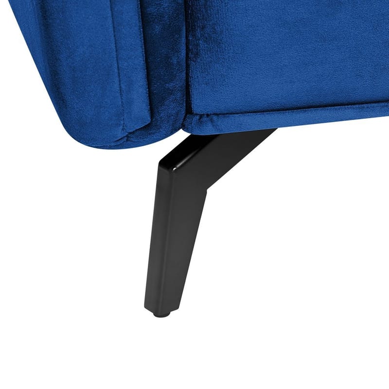 4-seters sofa Aure - Blå - Møbler - Sofaer - Fløyel sofaer