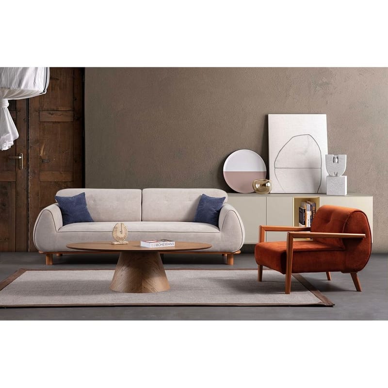 Adesis 3-seters sofa - Offwhite - Møbler - Sofaer - Sofa 3 seter