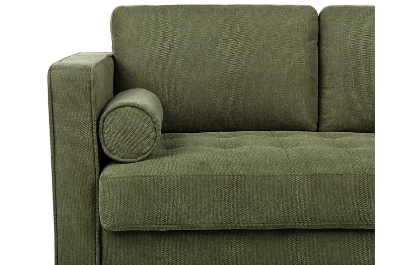 Babur Sofa 3-seter - Grønn/Mørkt tre - Møbler - Sofaer - Sofa 3 seter