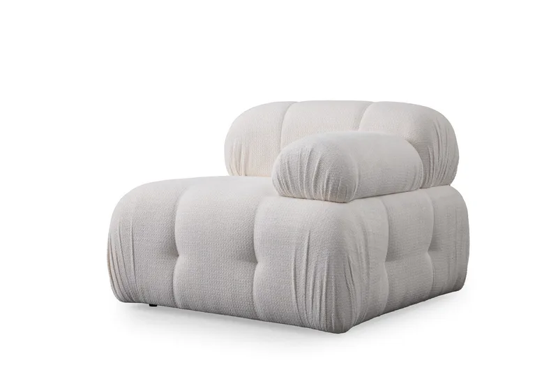 Belgin Sofa 3-seter - Hvit - Møbler - Sofaer - Modulsofaer - Komplett modulsofa
