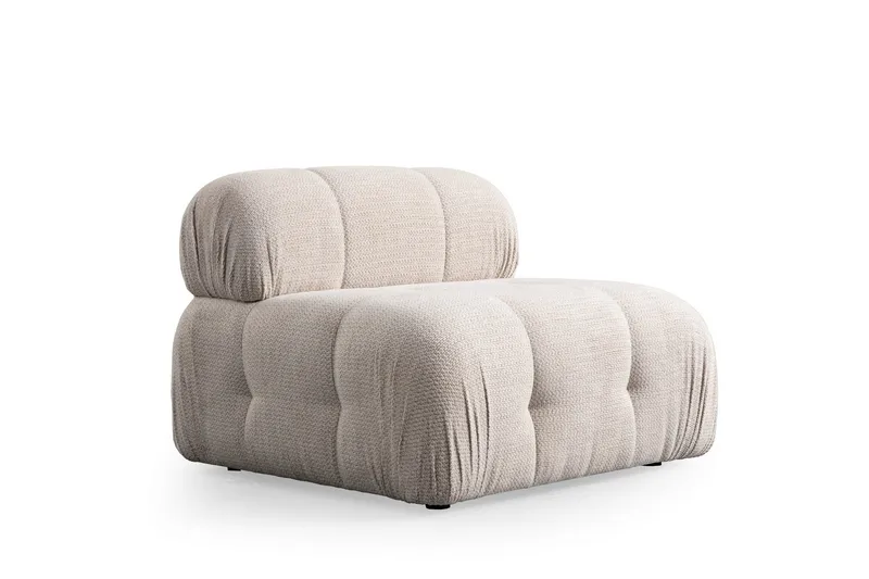 Belgin Sofa 3-seter - Krem - Møbler - Sofaer - Modulsofaer - Komplett modulsofa