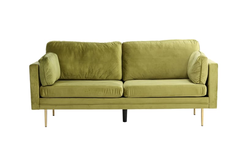 Boom Fløyelssofa 3-seter - Grønn - Møbler - Sofaer - Fløyel sofaer
