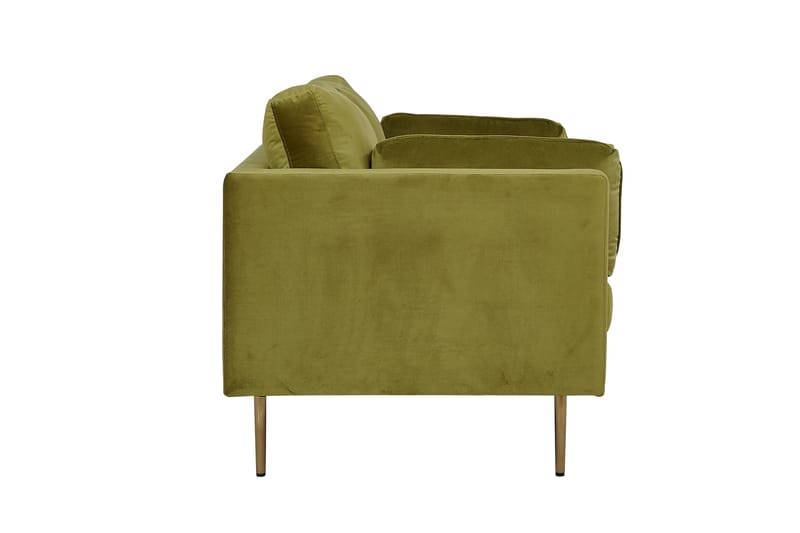 Boom Fløyelssofa 3-seter - Grønn - Møbler - Sofaer - Fløyel sofaer