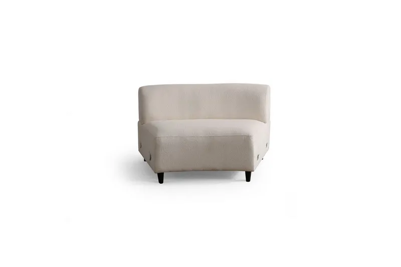 Dariya Svängd Sofa 4-sits - Krem - Møbler - Sofaer - 4 seter sofa