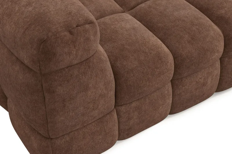 Elise 3-seters Sofa - Brun - Møbler - Sofaer - Sofa 3 seter