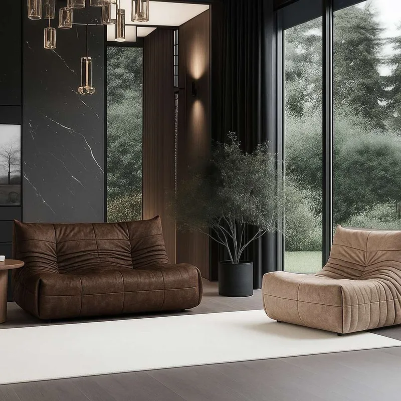 Feylorin 2-seters sofa - Sjokoladebrun - Møbler - Sofaer - 2 seter sofa