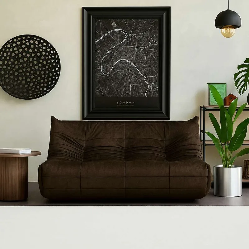 Feylorin 2-seters sofa - Sjokoladebrun - Møbler - Sofaer - 2 seter sofa