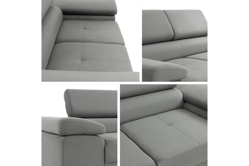 Gabina Sofa 2-seter - Svart/Grå - Møbler - Sofaer - Skinnsofaer