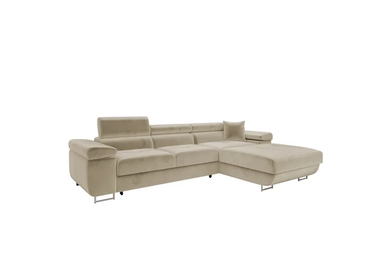 Gabina Sofa med Divan 3-seter, Beige