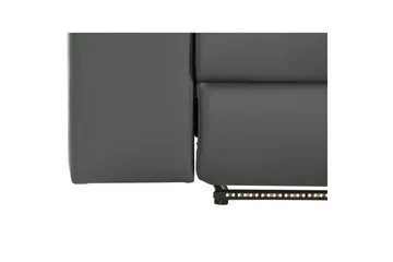 Hjørnesofa 3-seter Rayland Grå, PU, Høyre Elektrisk Recliner - Grå, PU, Høyre Elektrisk Recliner - Møbler - Sofaer - Skinnsofaer